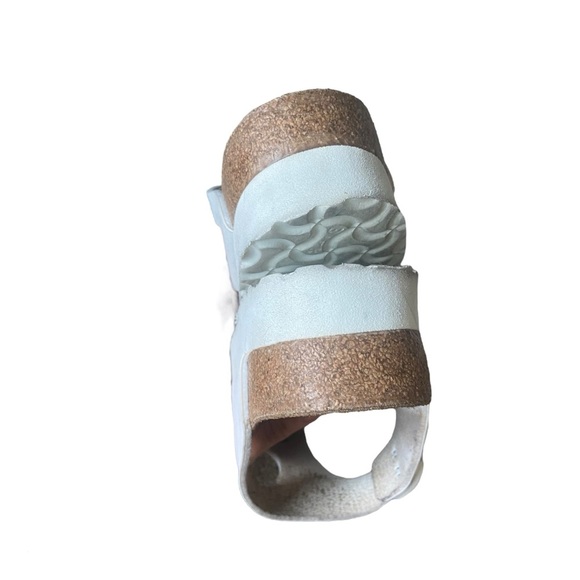 Birkenstock Women’s Gizeh Platform Sandals Sz 41 Regular White - Picture 6 of 7